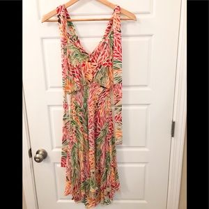 Diane VonFurstenberg silk floral dress